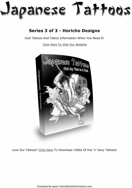 Product picture Attractive Japanese Tattoos 3.